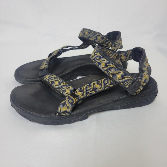 Teva Shoes - Teva Women's Size 8 Classic Hiking Outdoor Sandals 68428 Blue Yellow Black shoes